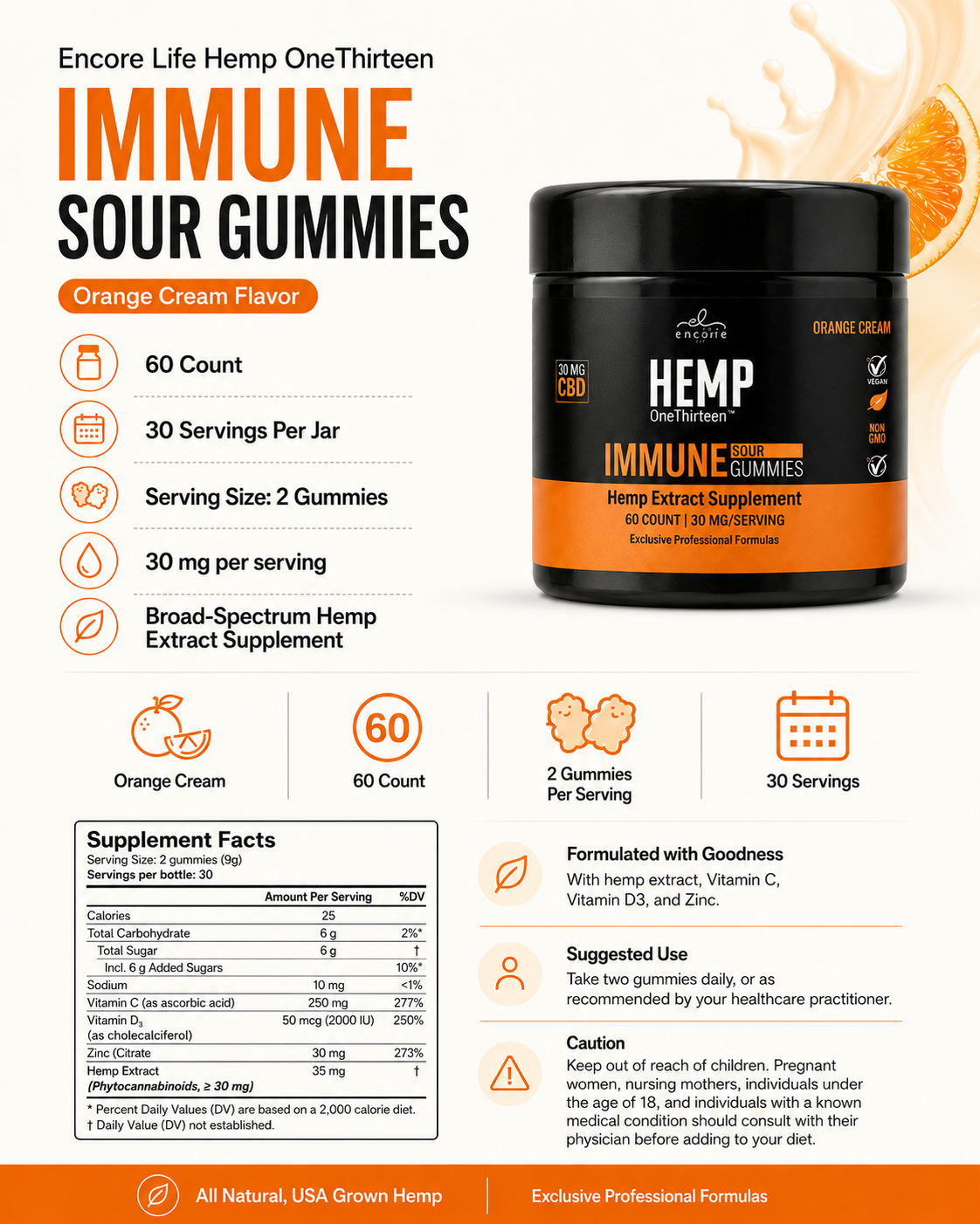 Immune Sour Gummies, additional product view