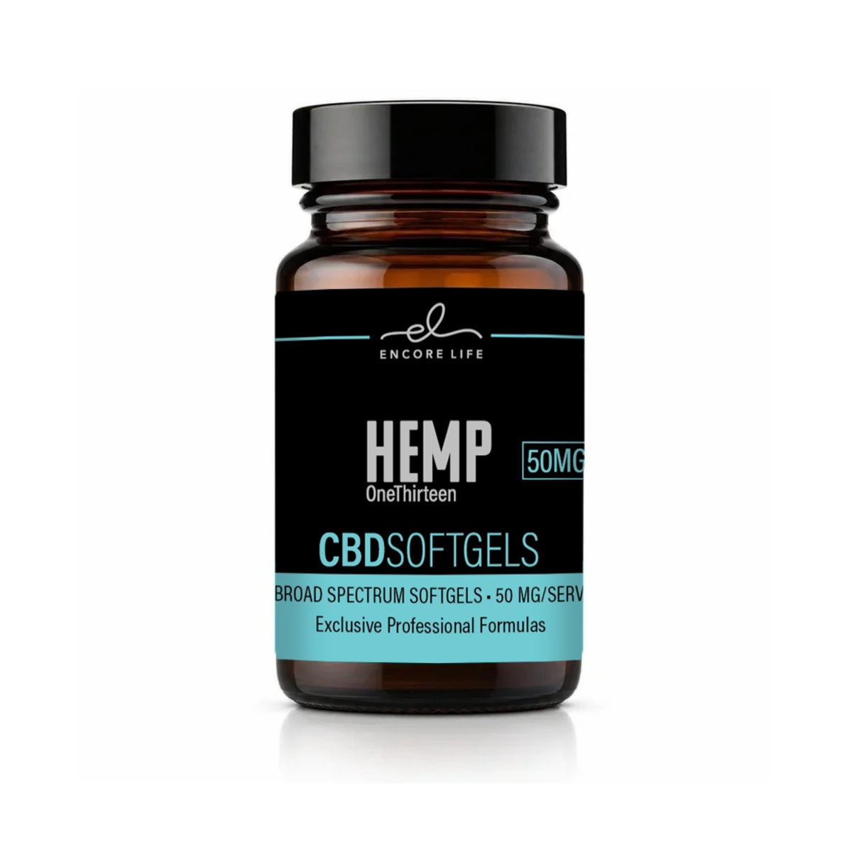 50mg CBD Softgels (Broad Spectrum), Made with Organic Hemp Seed Oil