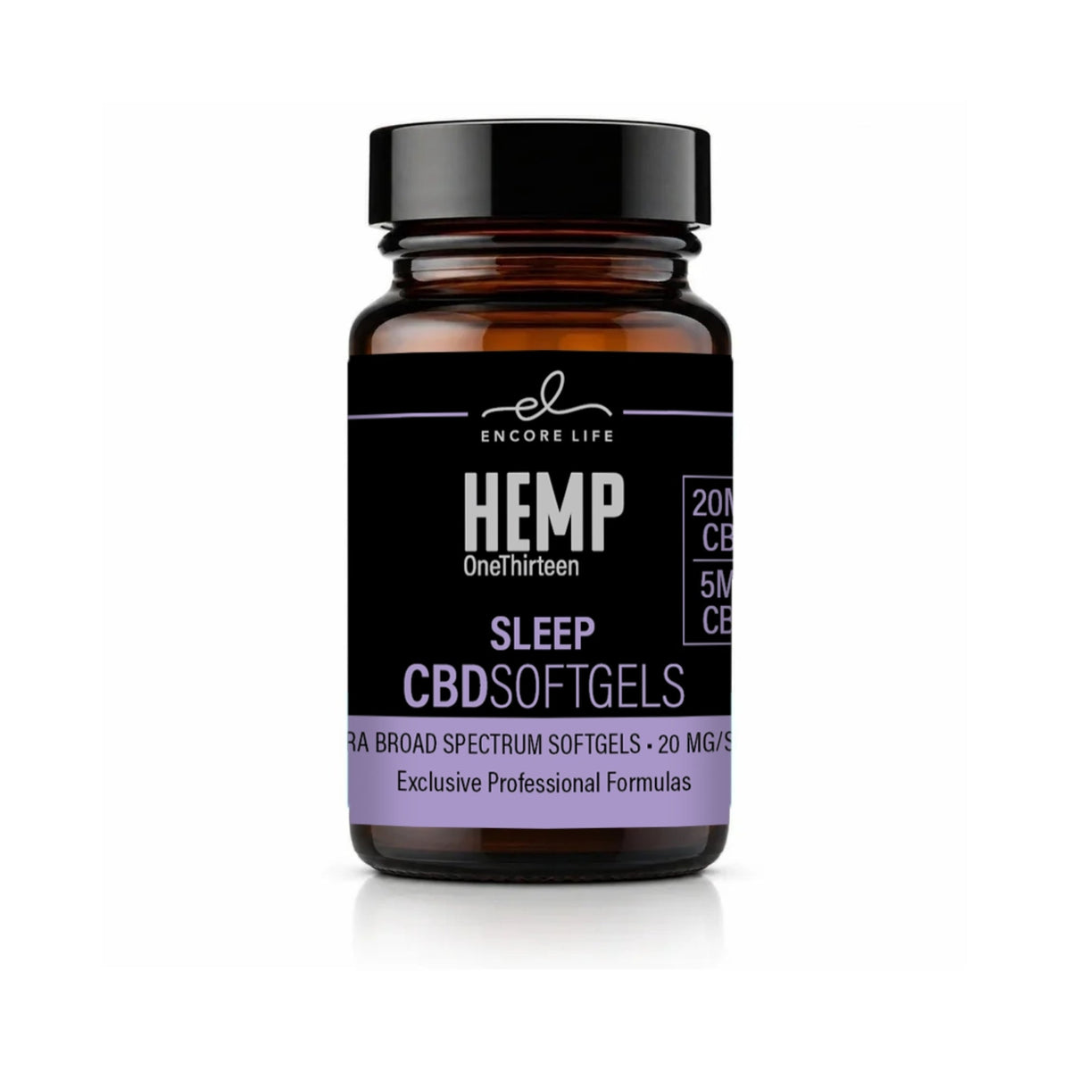 Sleep Softgels (CBD + CBN), Made with Organic Hemp Seed Oil
